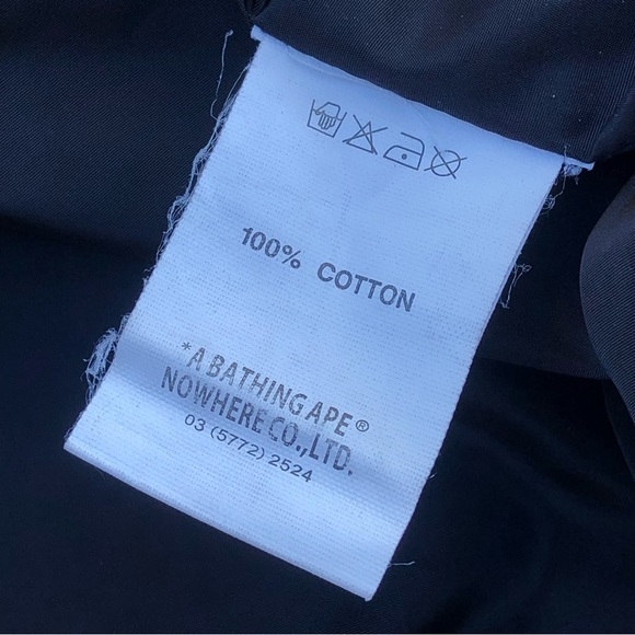 BAPE Bathing Ape Blue Camouflage Shark Hood Full-Zip Windbreaker Jacket - Picture 16 of 16